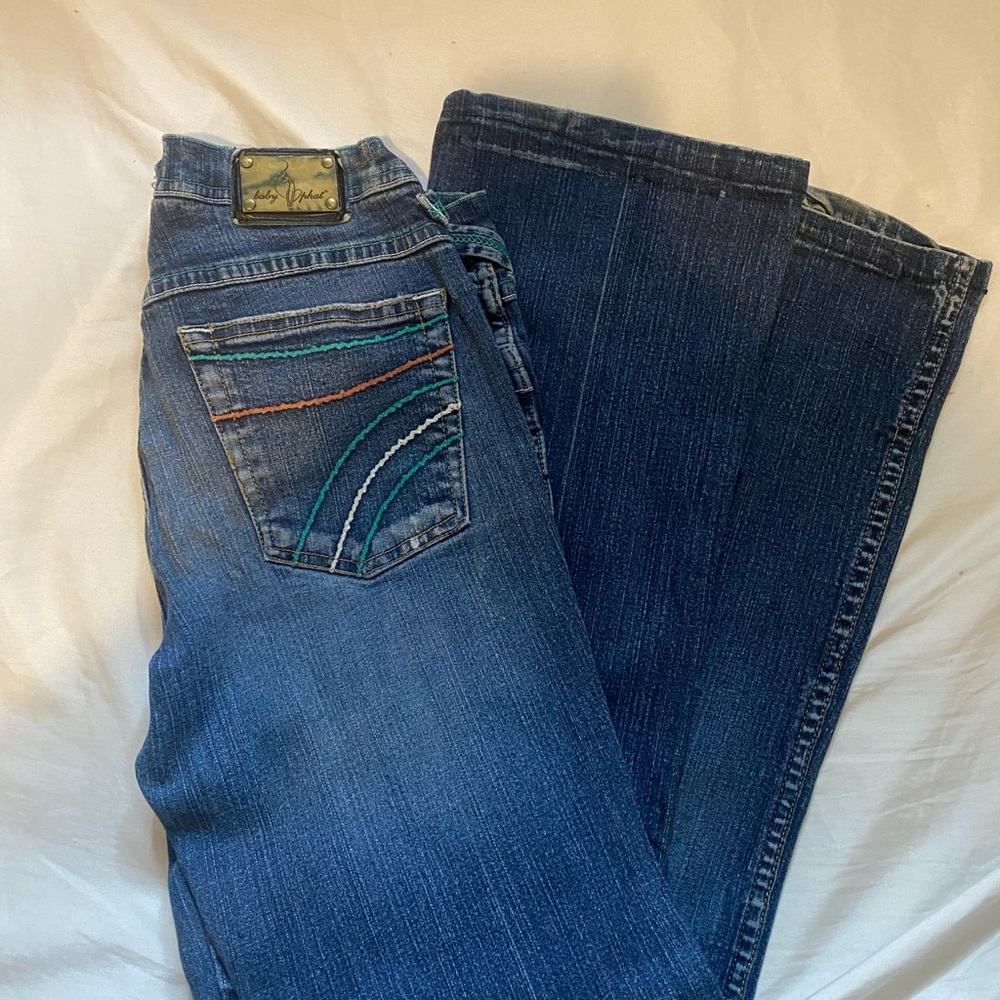 Baby Phat Denim with Gold Stitching